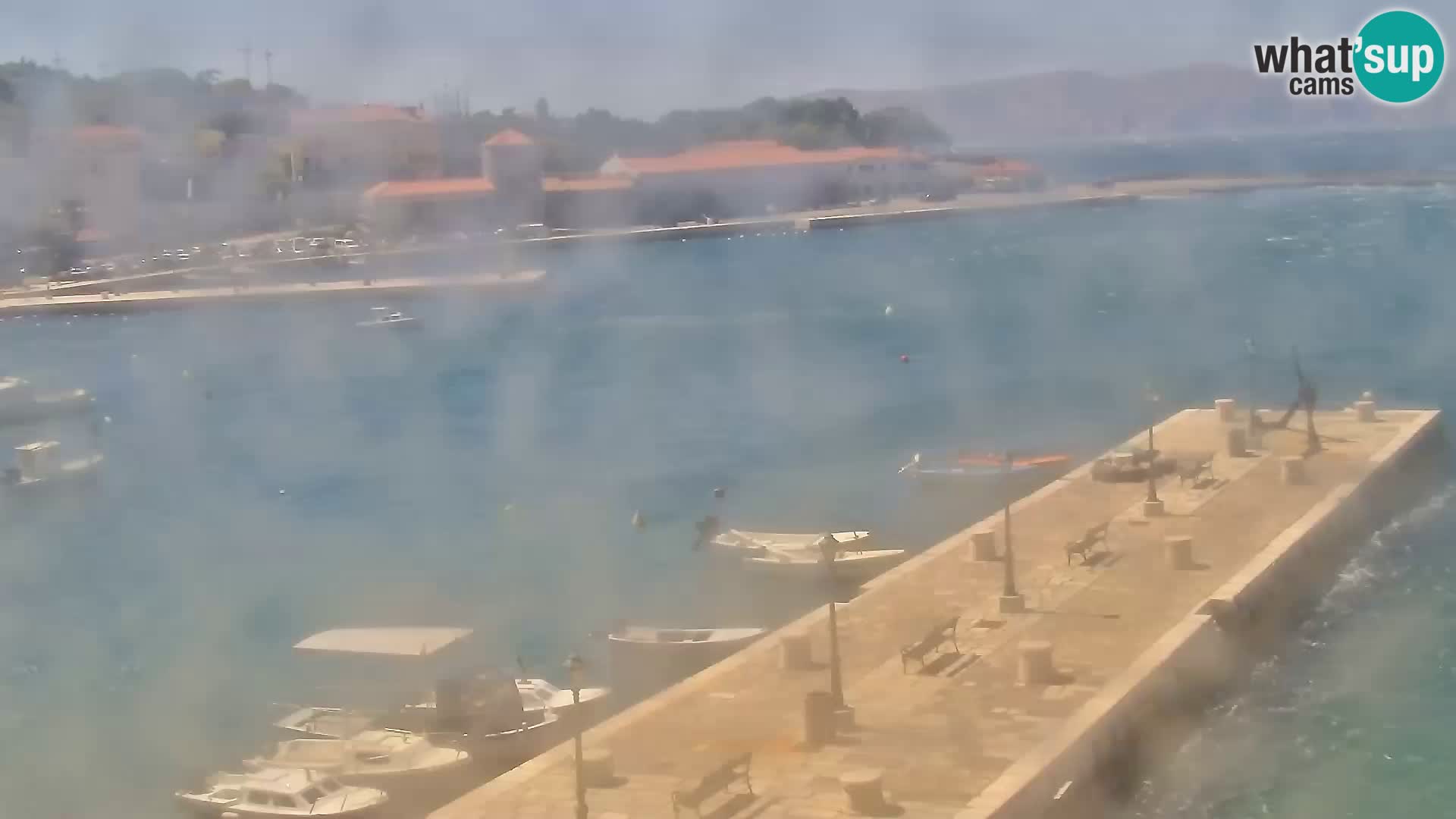 Senj Spletna kamera – pogled na obalo Senja