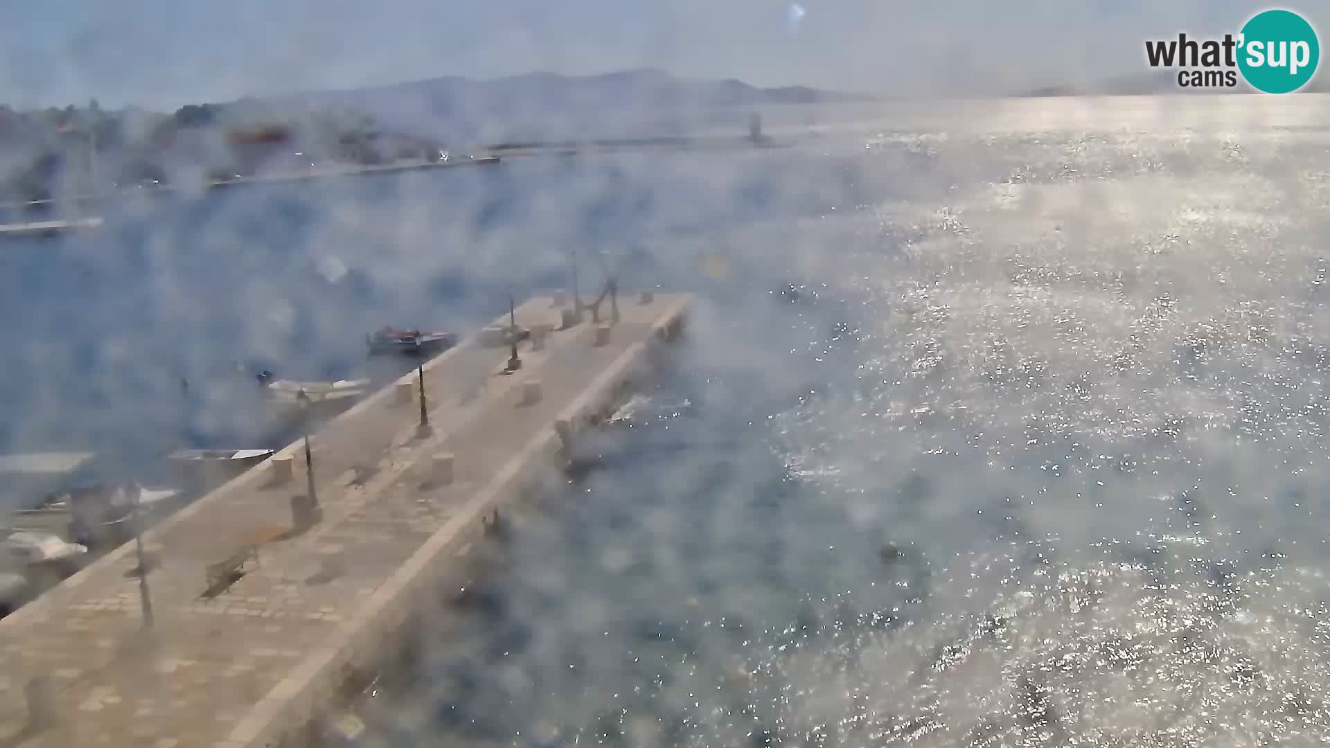 Senj Spletna kamera – pogled na obalo Senja