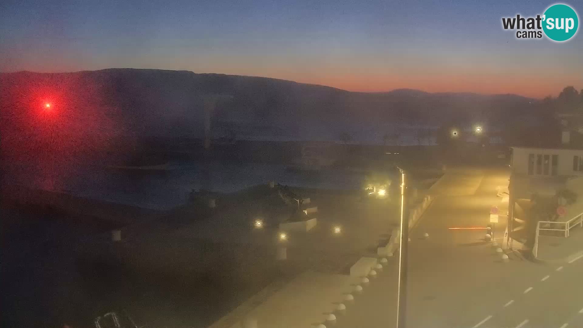 Webcam Segna – Panorama dell’lungomare di Senj