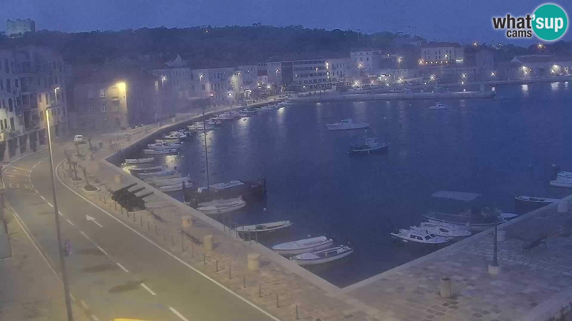 Senj Webcam – Panoramic view of Senj riva