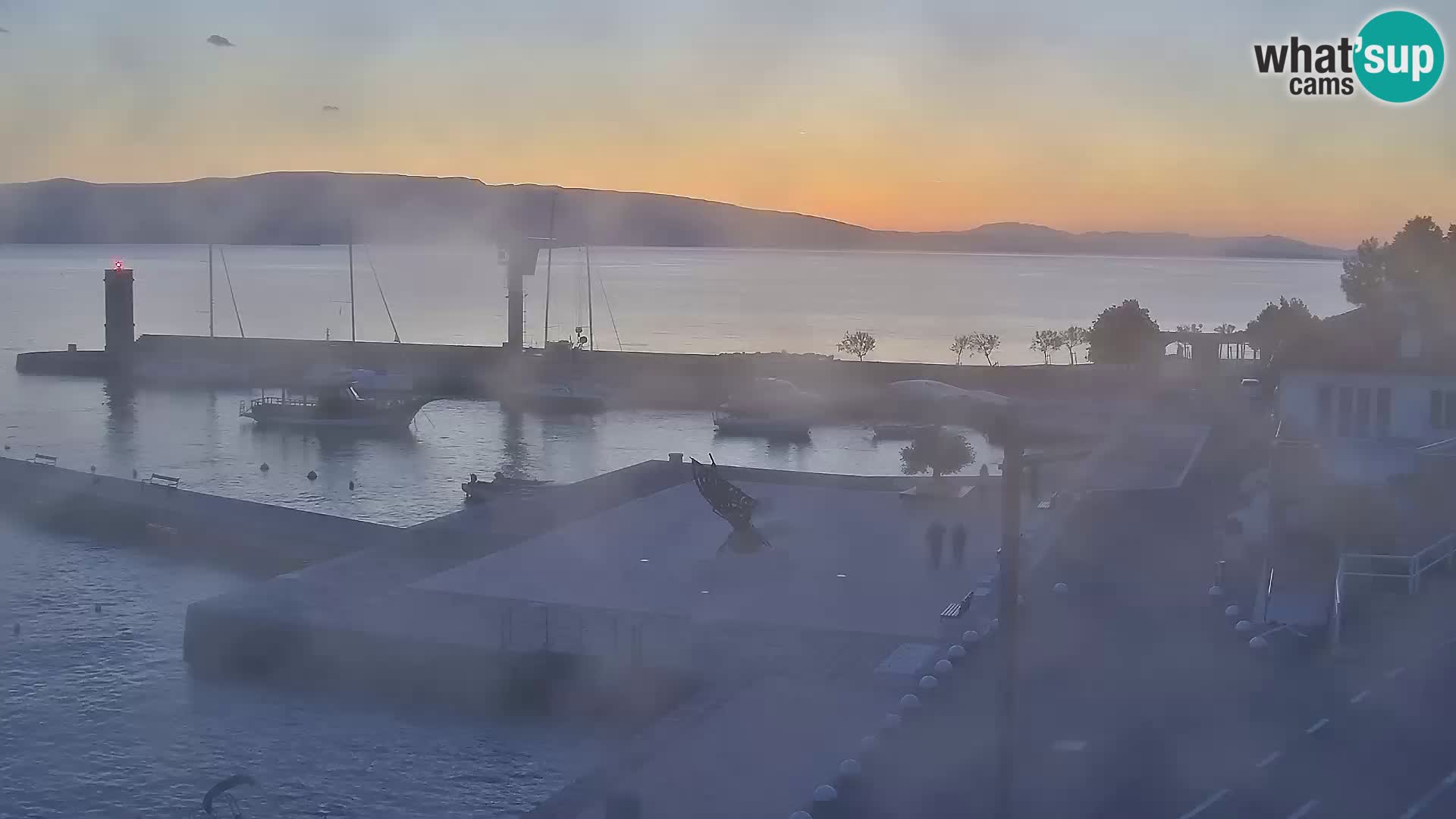 Senj Spletna kamera – pogled na obalo Senja