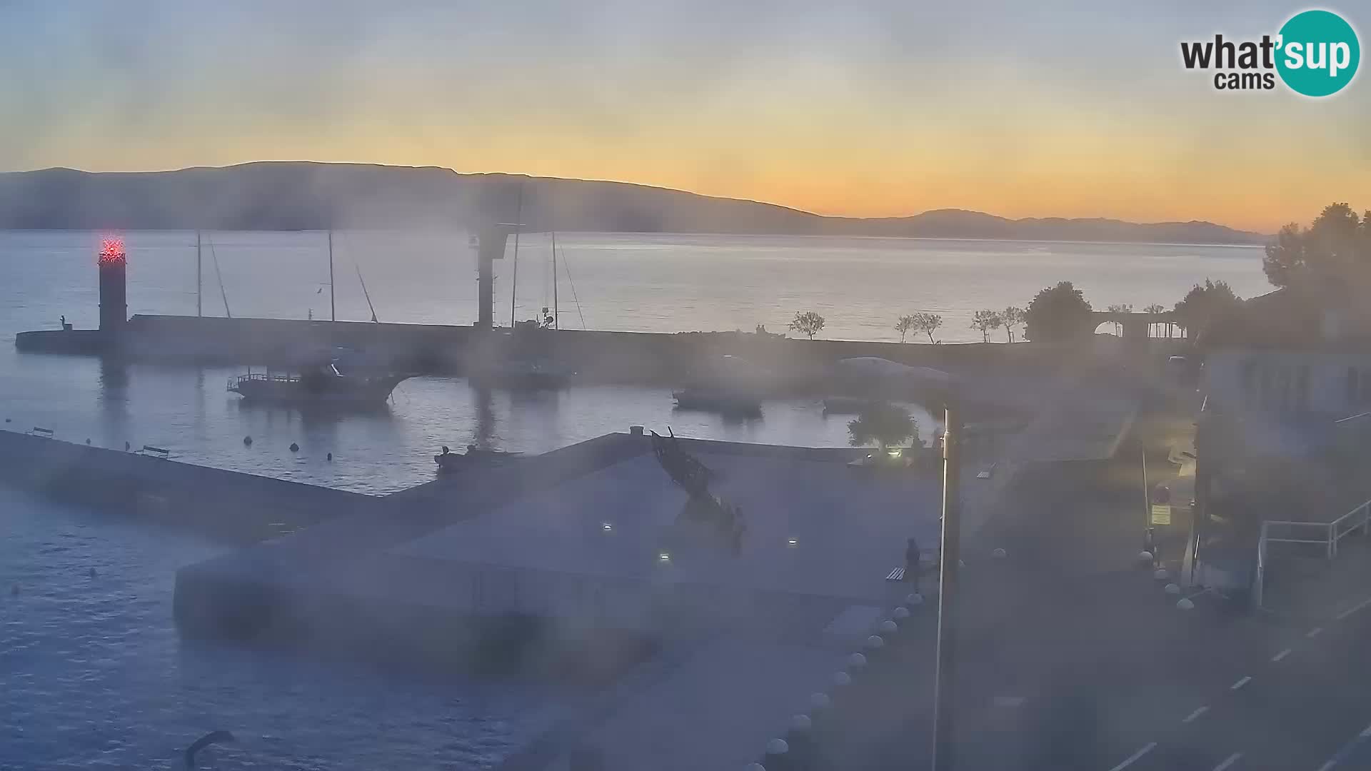 Webcam Segna – Panorama dell’lungomare di Senj