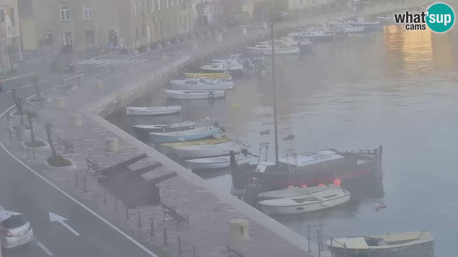 Senj camera en vivo – Vista panorámica de Senj riva