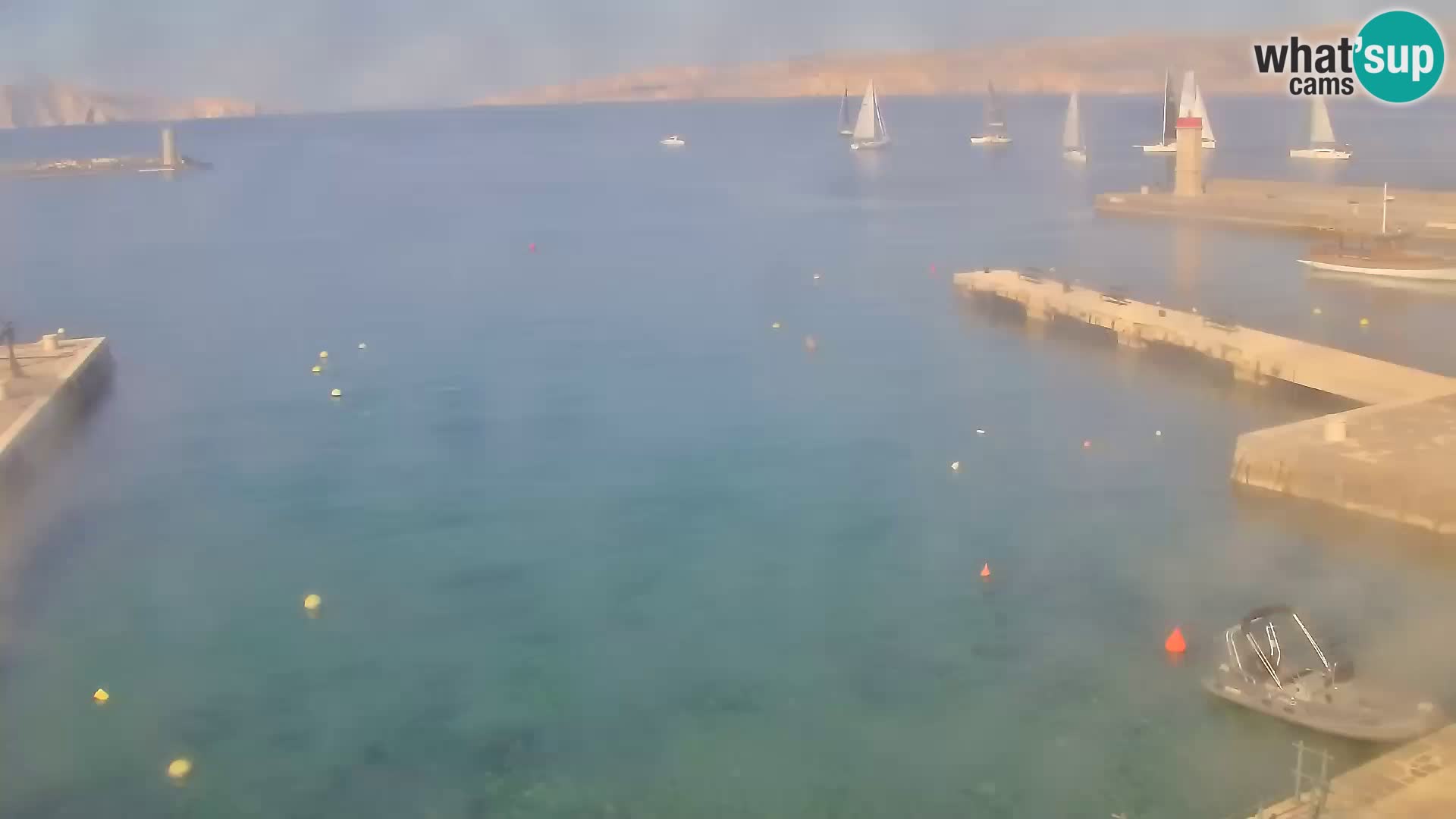 Senj Webcam – Panoramic view of Senj riva