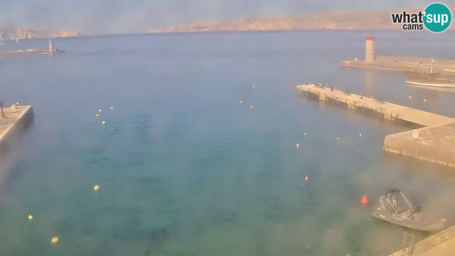 Senj camera en vivo – Vista panorámica de Senj riva