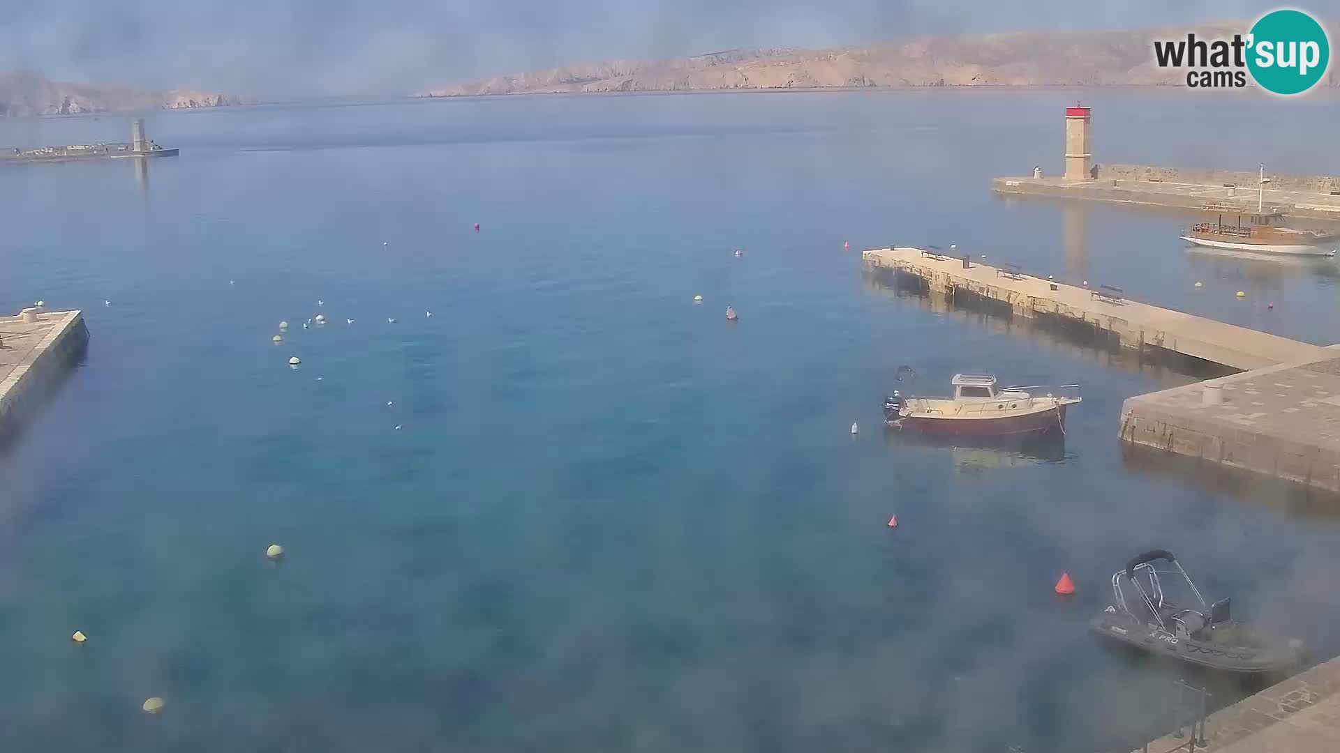 Kamera u živo Senj – Panoramski pogled na senjsku rivu