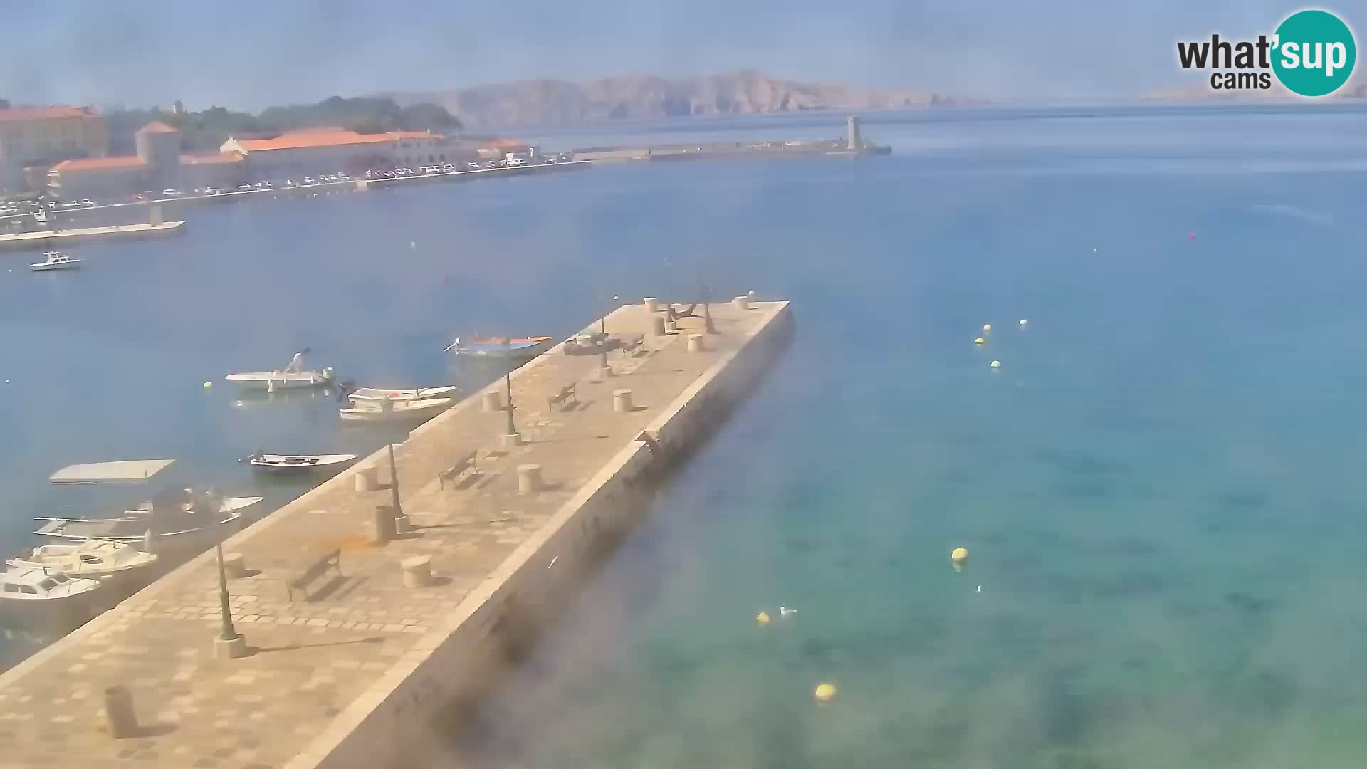 Senj Webcam – Panoramic view of Senj riva