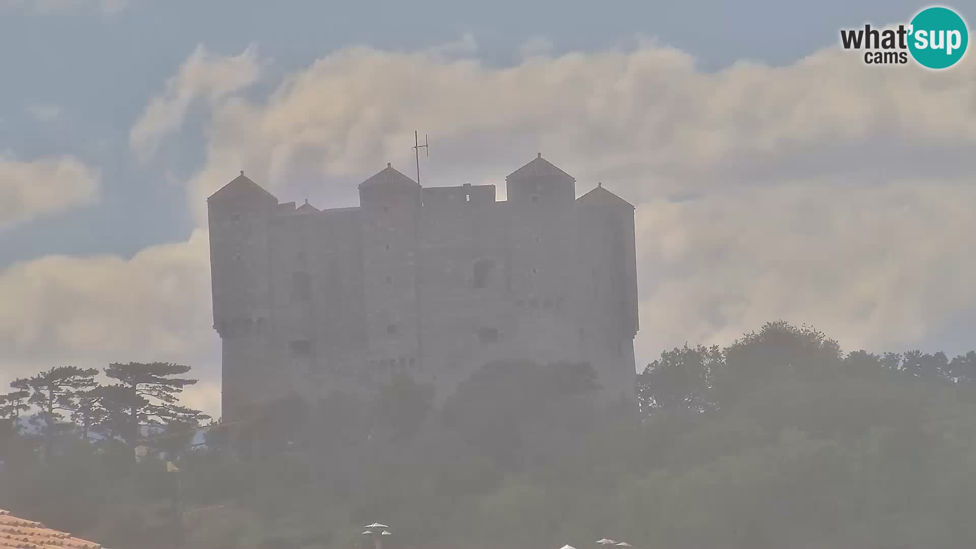 Webcam Senj – Panoramablick auf die Riva Senj