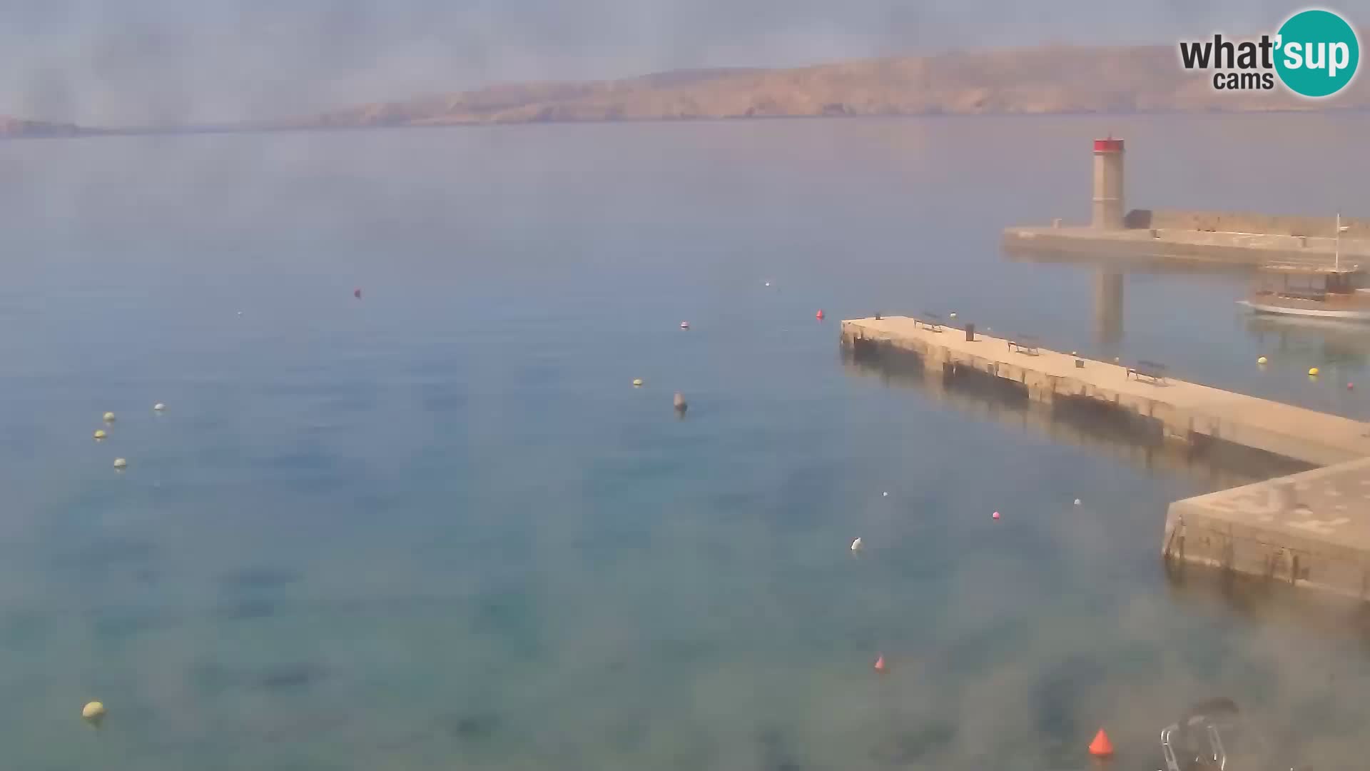Webcam Segna – Panorama dell’lungomare di Senj