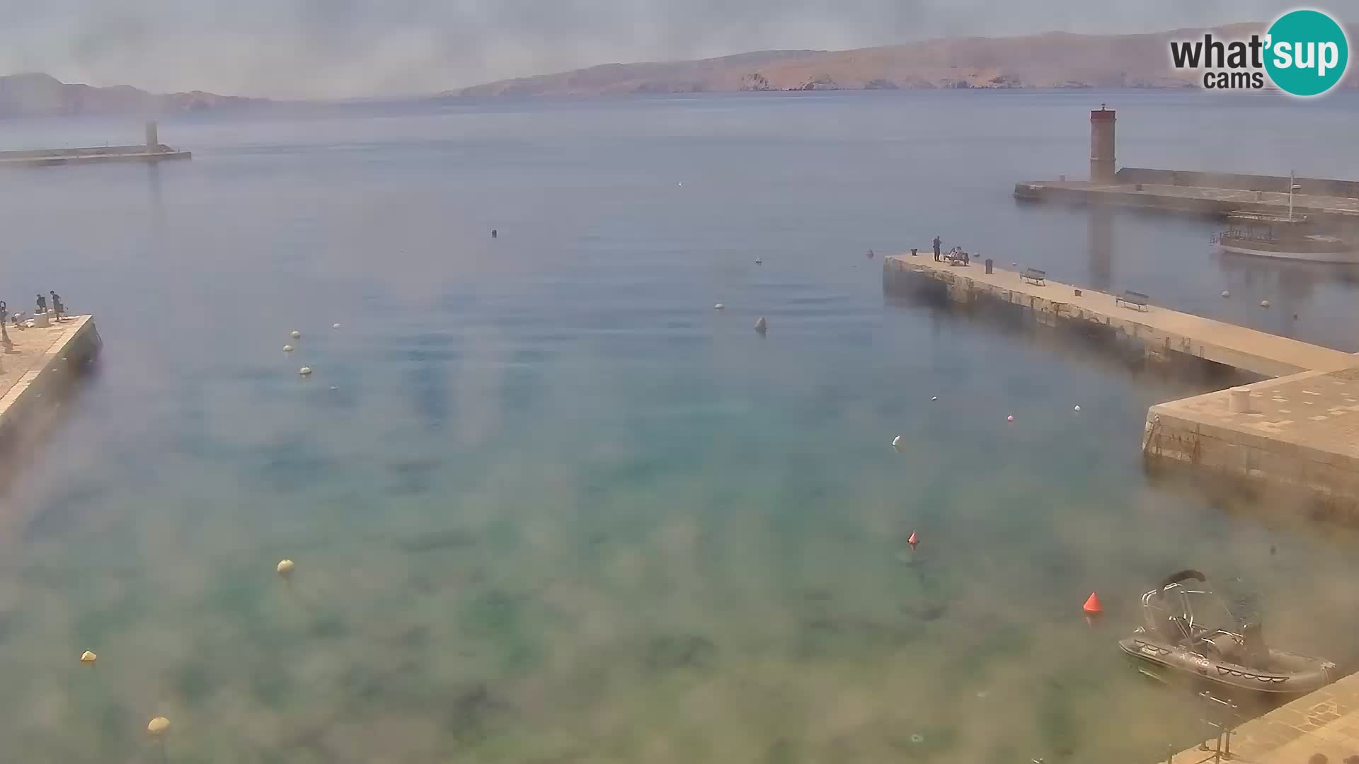Webcam Segna – Panorama dell’lungomare di Senj