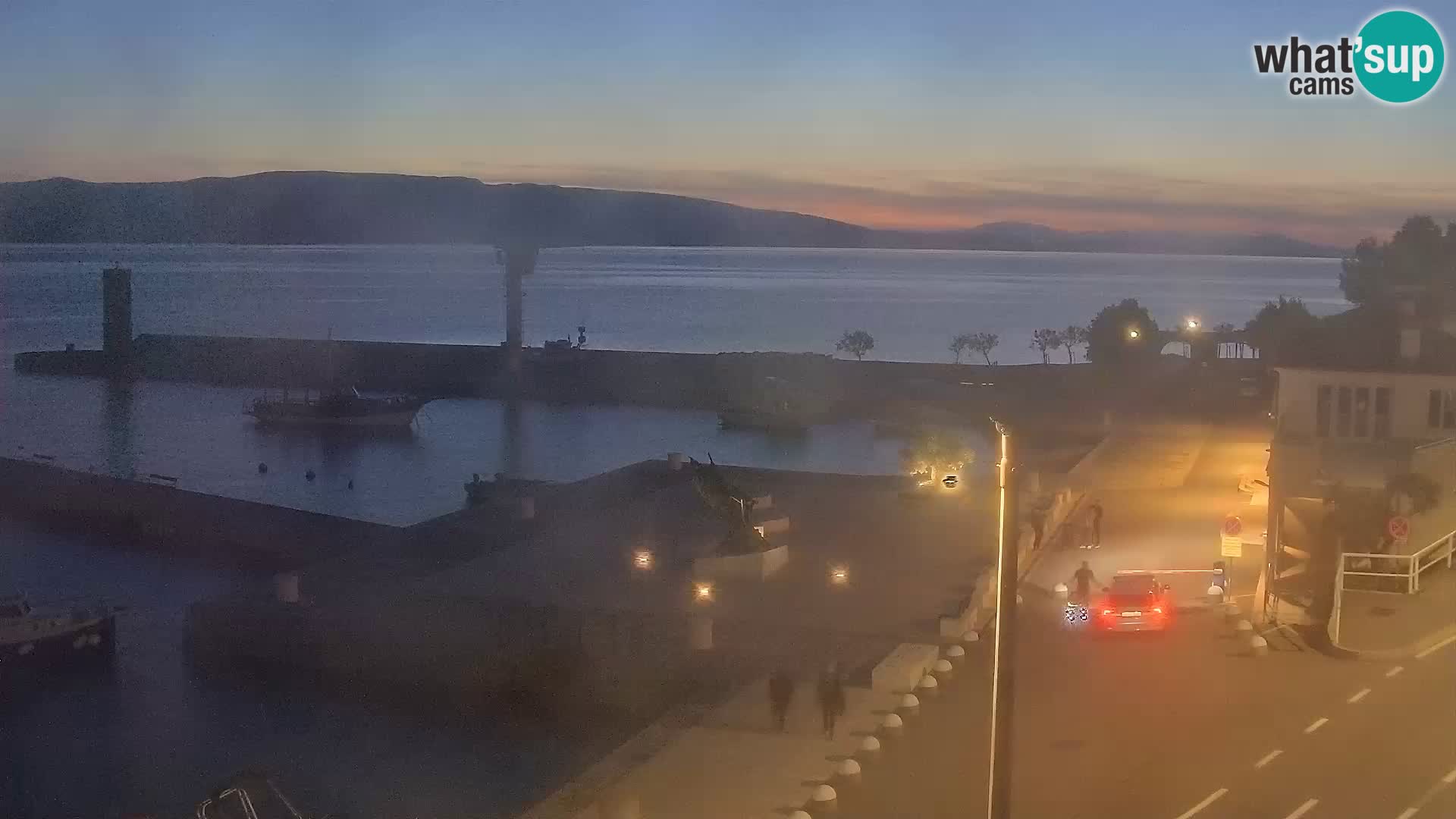 Webcam Segna – Panorama dell’lungomare di Senj