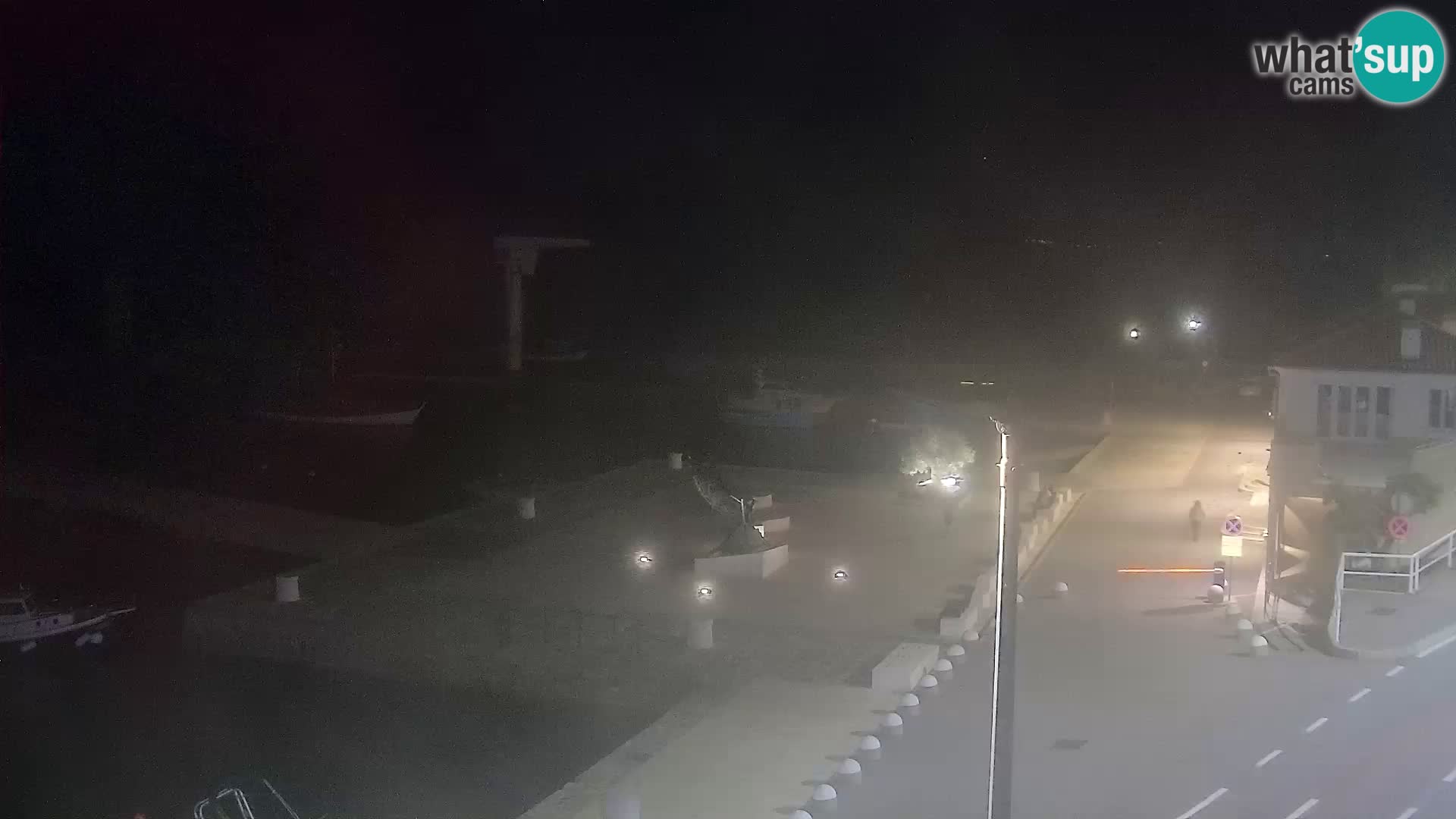 Webcam Senj – Panoramablick auf die Riva Senj
