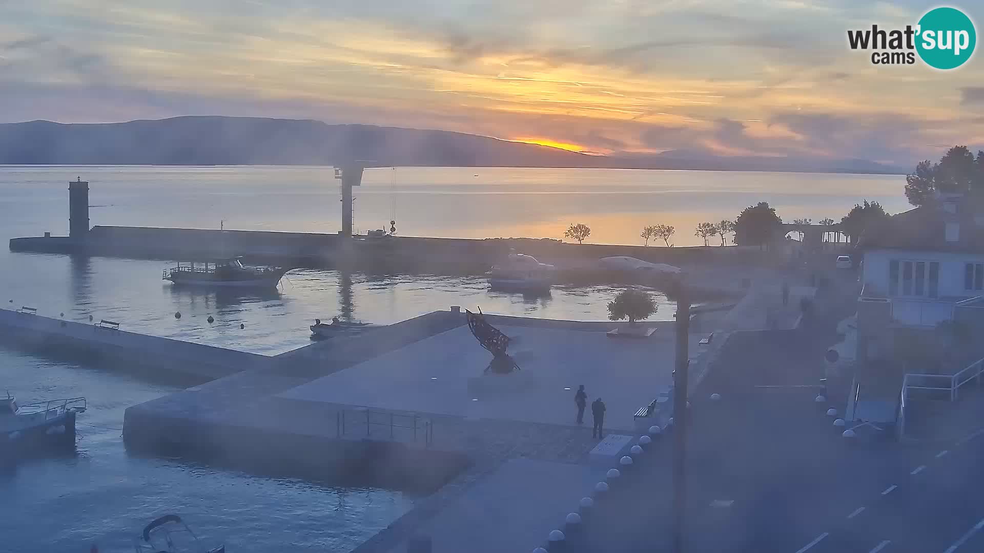 Senj Webcam – Panoramic view of Senj riva