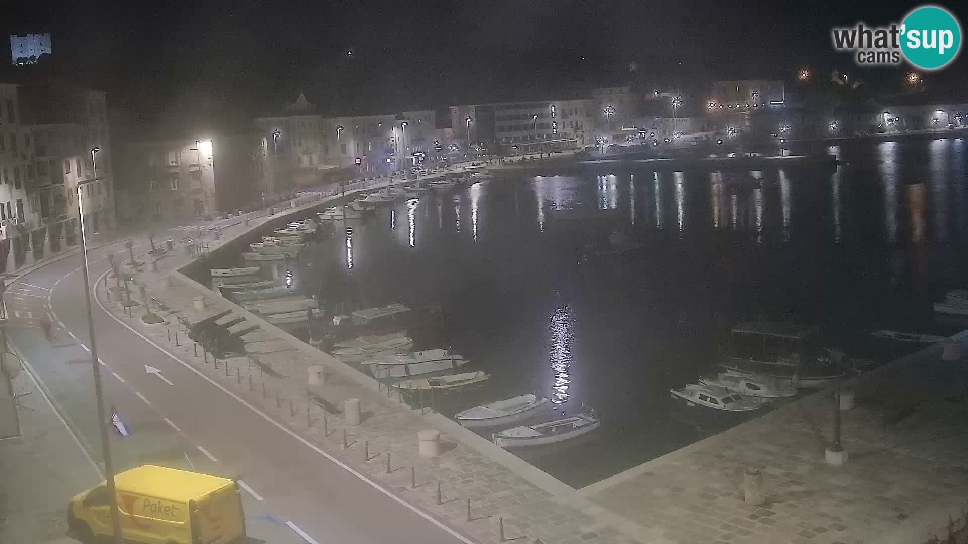 Senj Webcam – Panoramic view of Senj riva