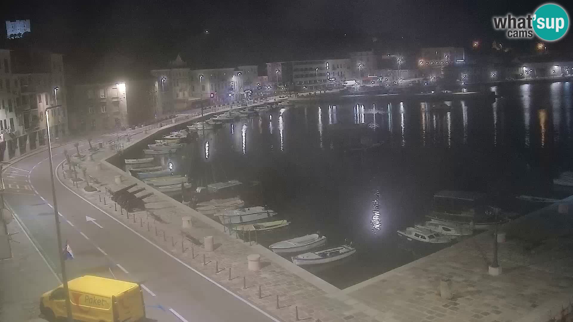 Senj Webcam – Panoramic view of Senj riva