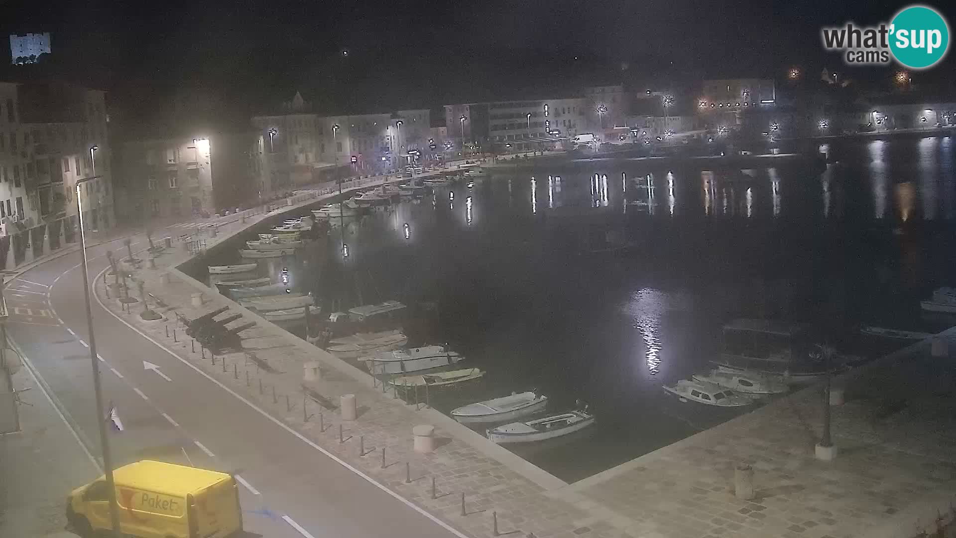 Senj Webcam – Panoramic view of Senj riva