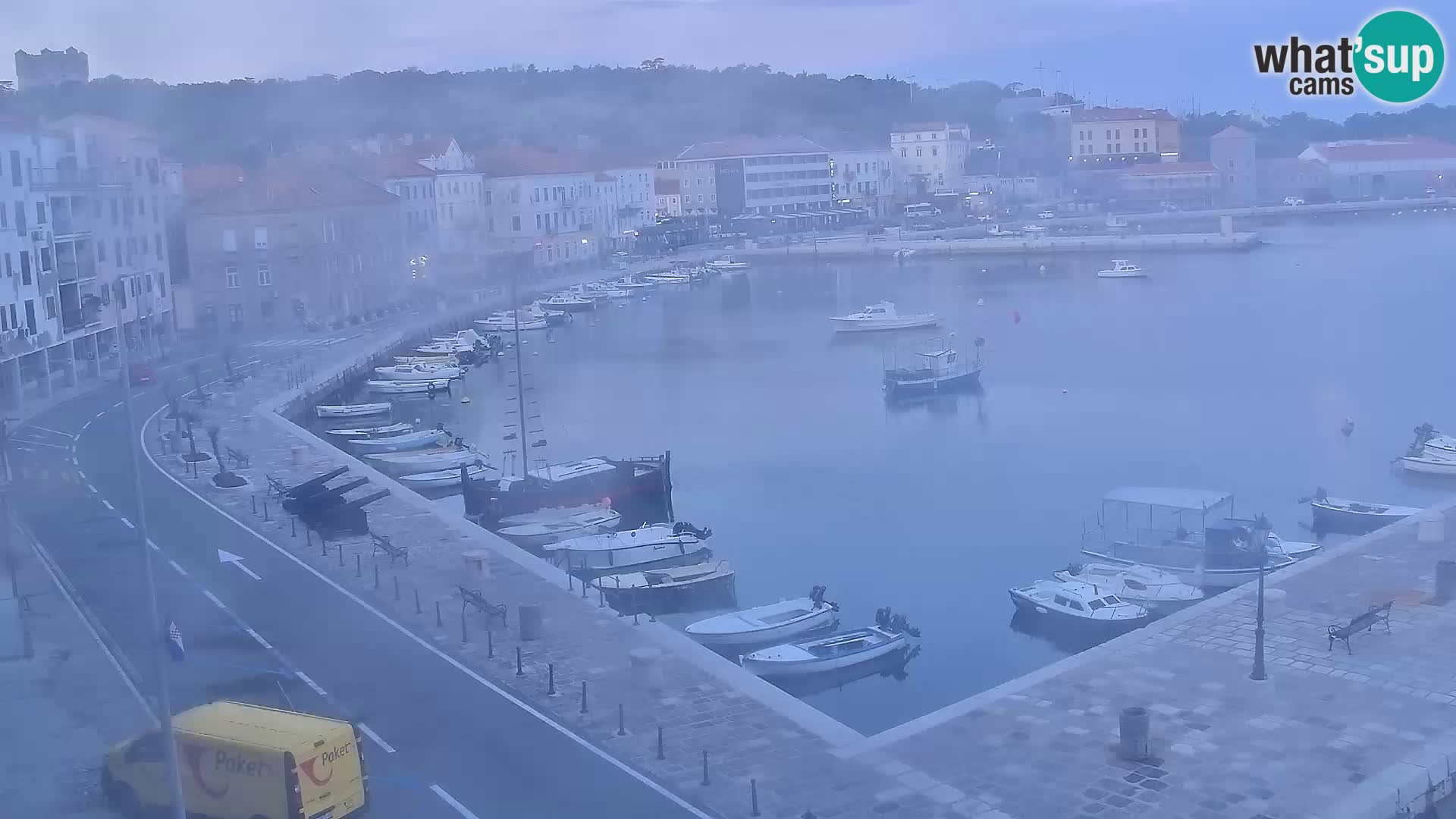 Senj Webcam – Panoramic view of Senj riva