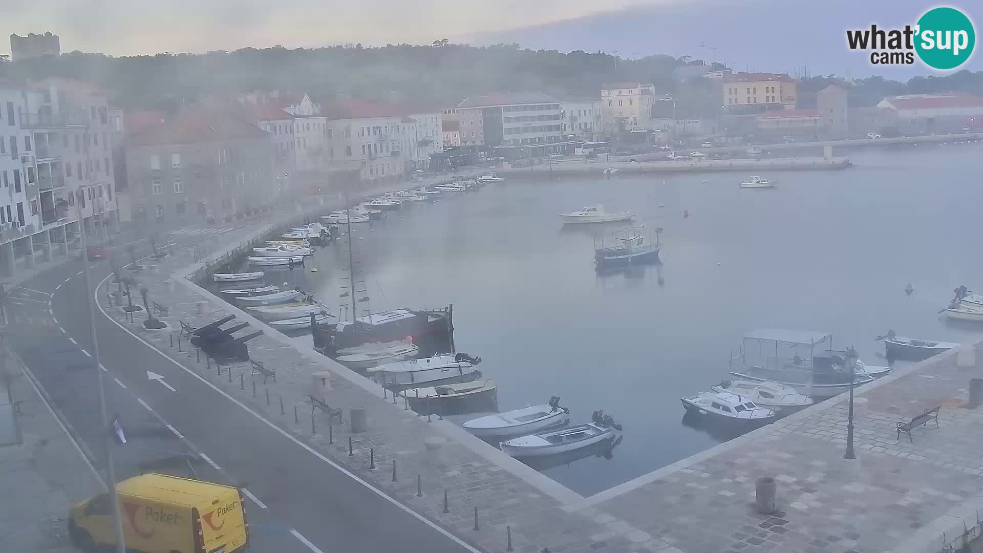 Senj Webcam – Panoramic view of Senj riva