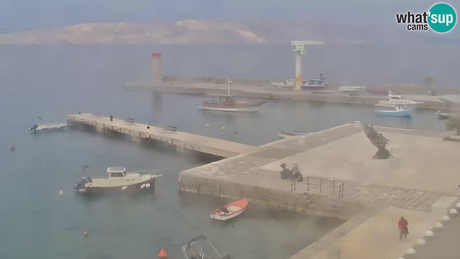 Kamera u živo Senj – Panoramski pogled na senjsku rivu