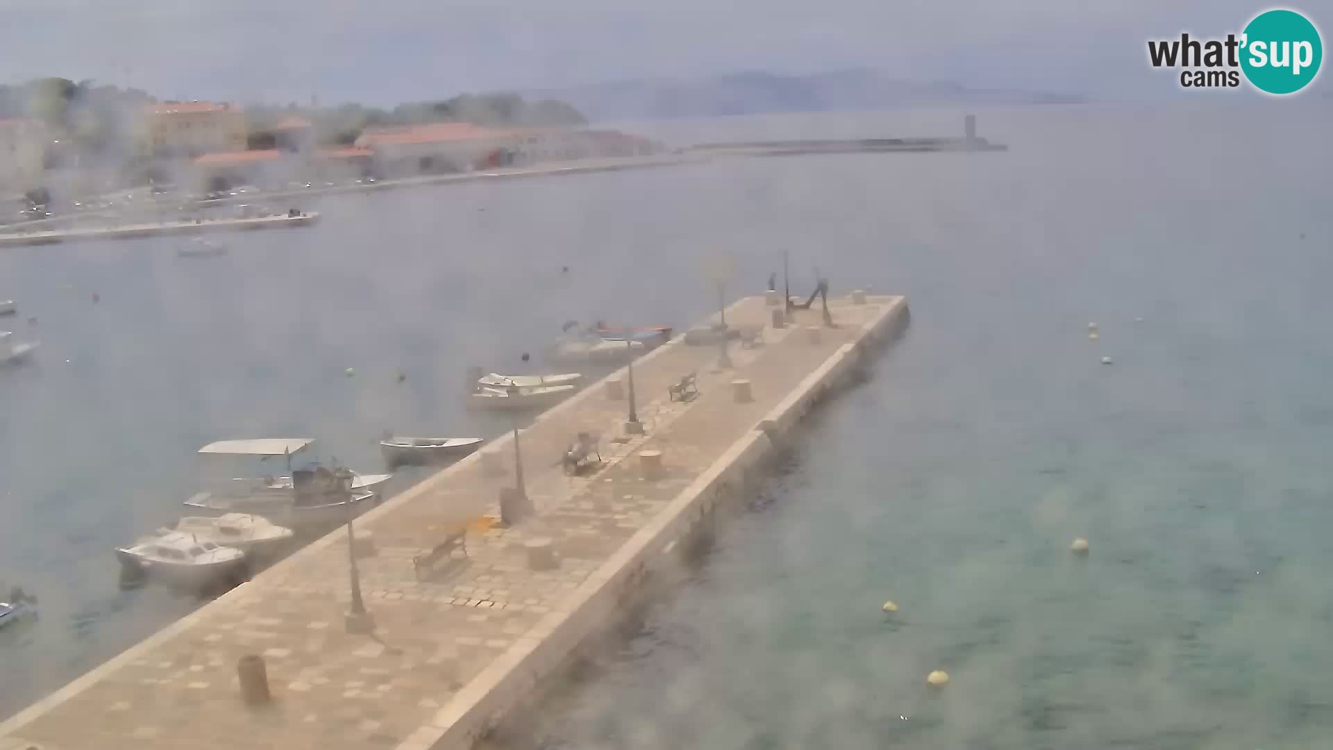 Senj camera en vivo – Vista panorámica de Senj riva