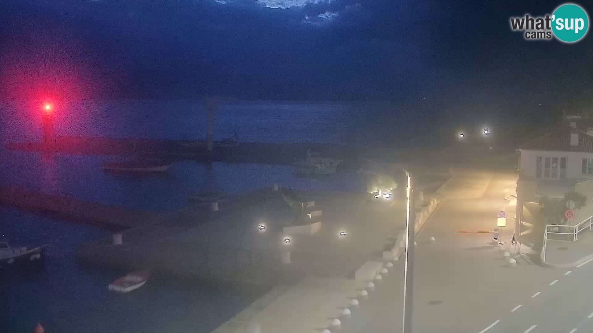 Senj Spletna kamera – pogled na obalo Senja