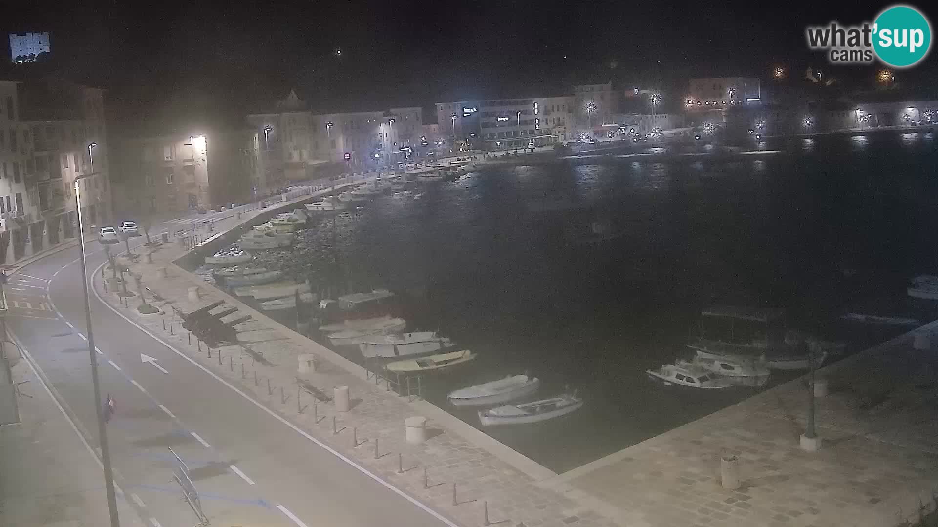 Senj Webcam – Panoramic view of Senj riva