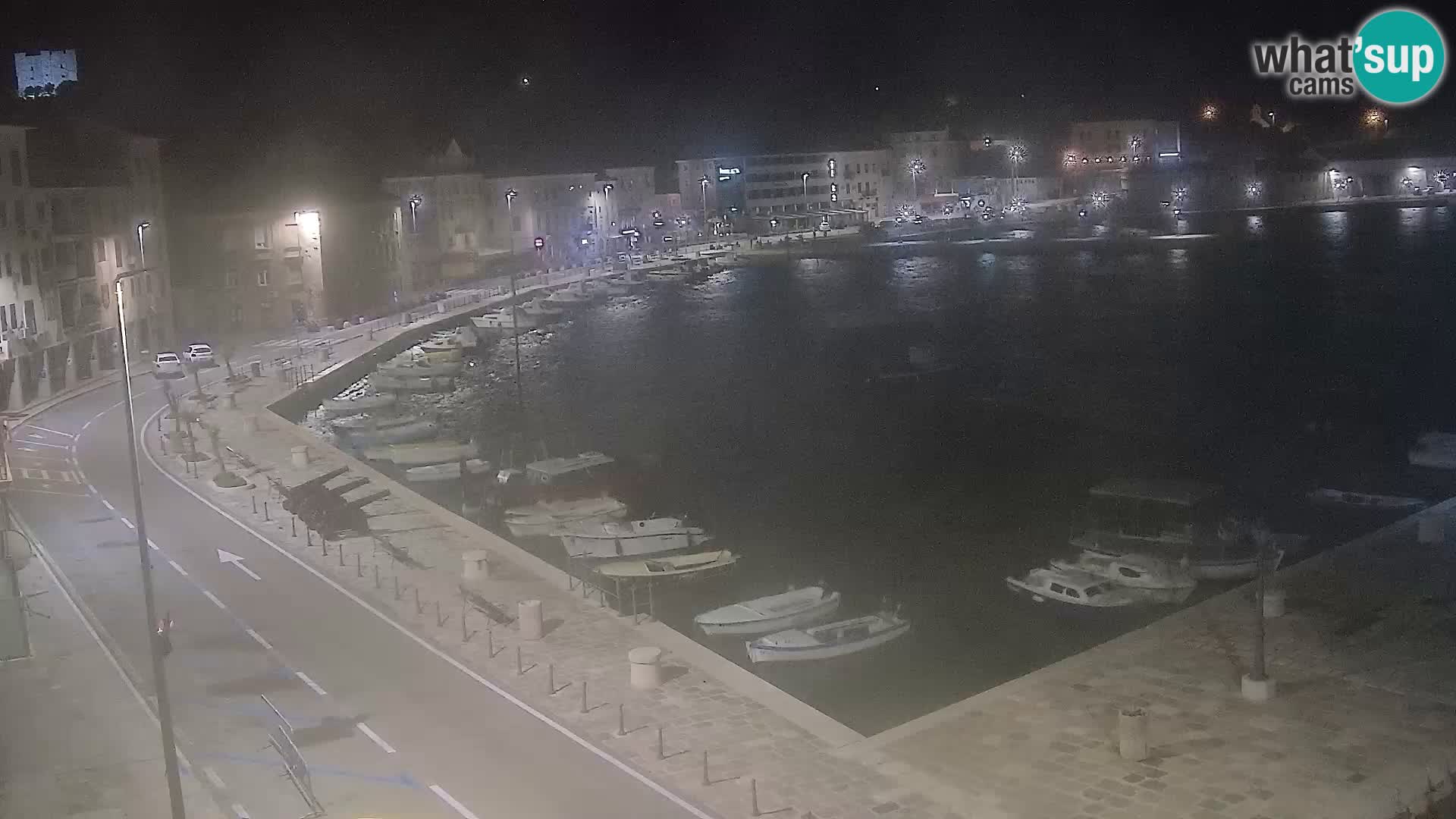 Senj Spletna kamera – pogled na obalo Senja