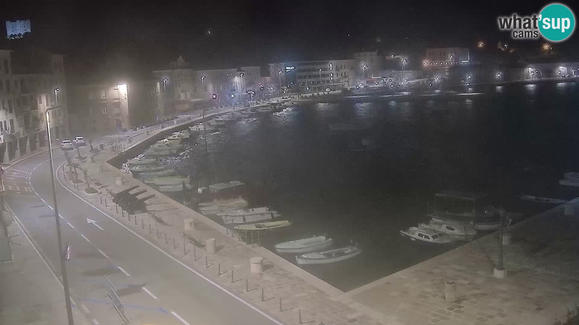 Senj Spletna kamera – pogled na obalo Senja