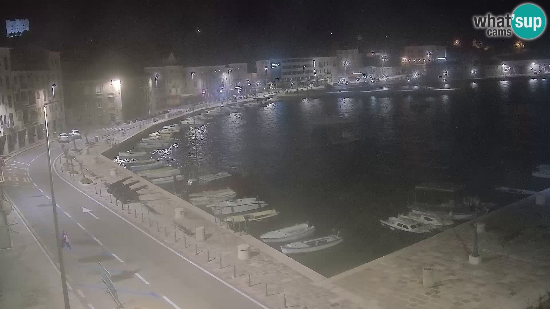 Senj Webcam – Panoramic view of Senj riva