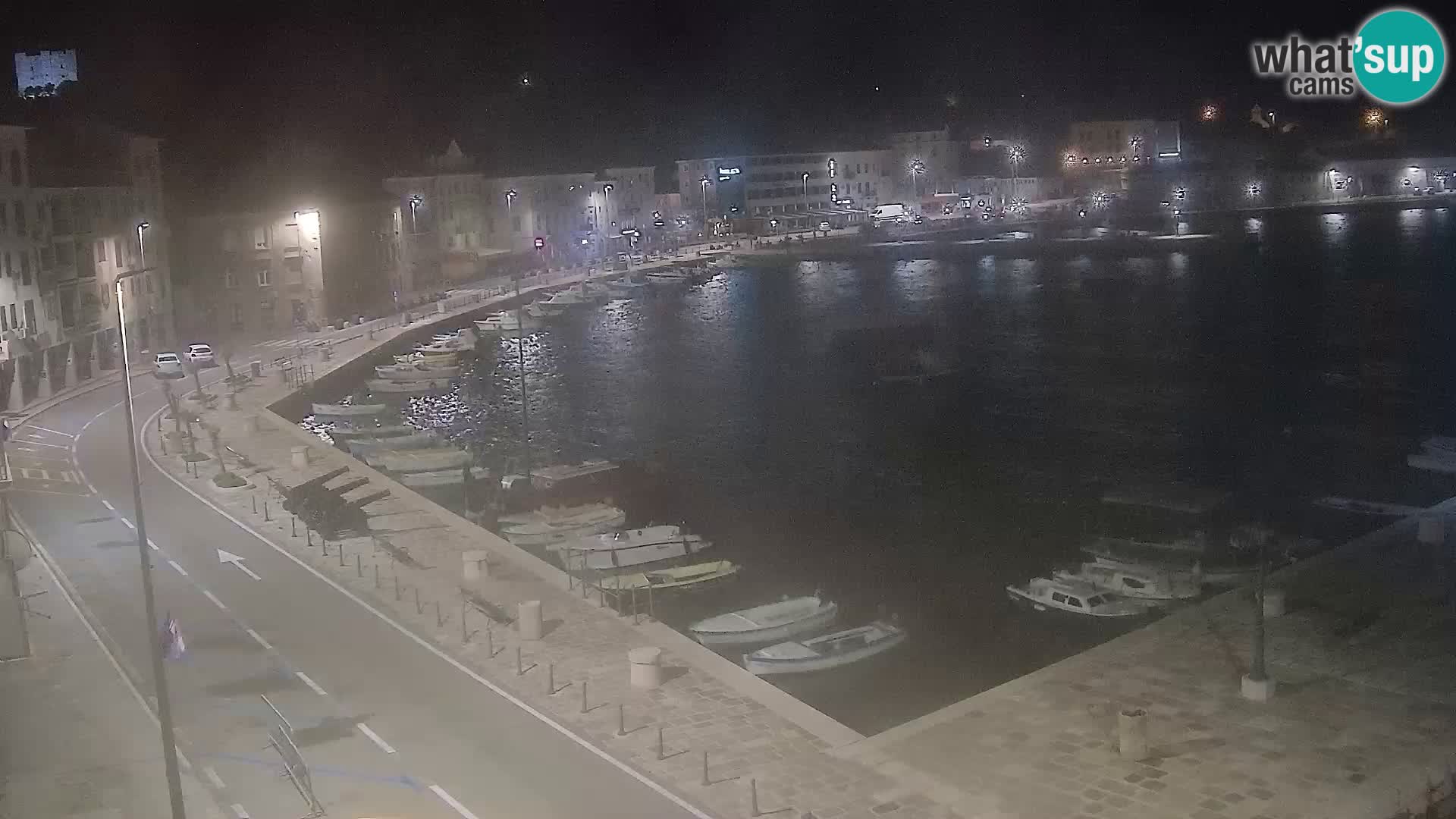 Senj Spletna kamera – pogled na obalo Senja