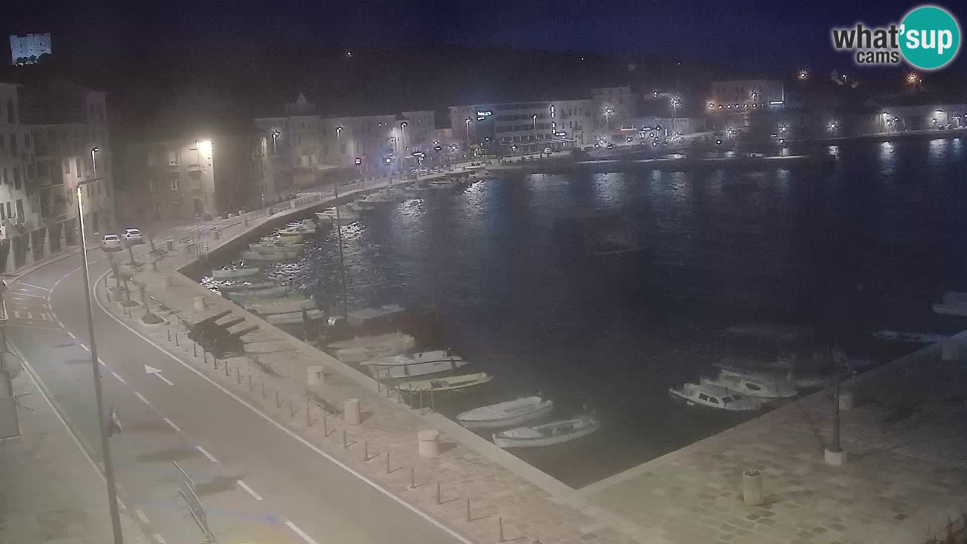 Senj Webcam – Panoramic view of Senj riva