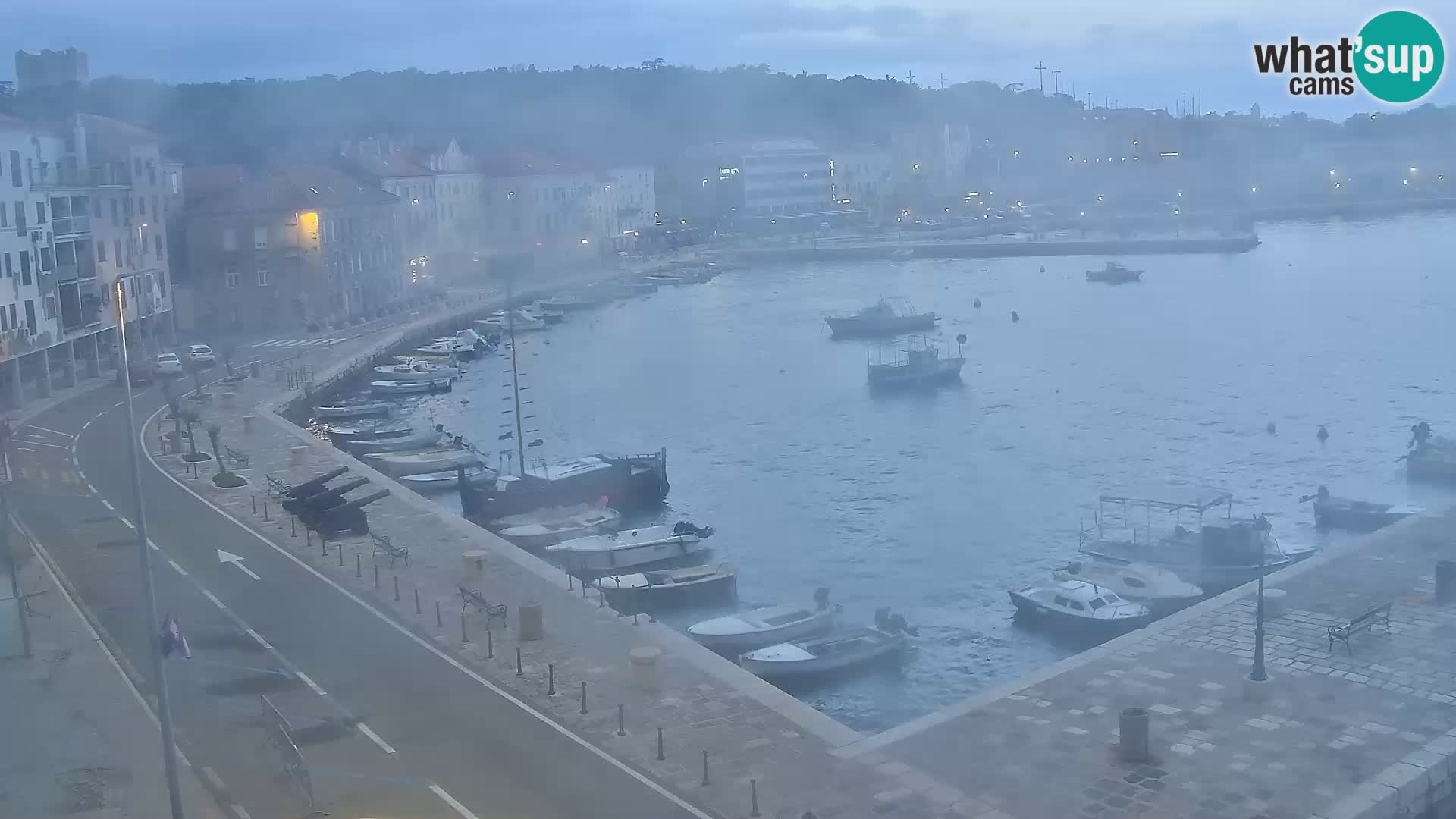 Senj camera en vivo – Vista panorámica de Senj riva