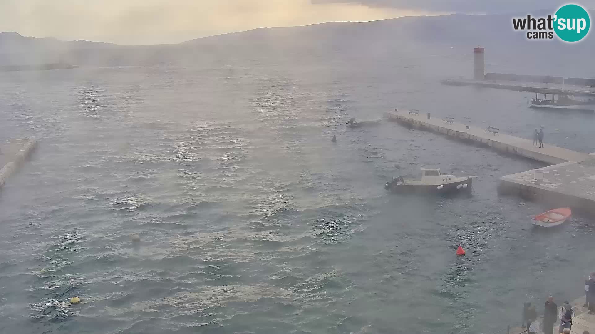 Senj Webcam – Panoramic view of Senj riva
