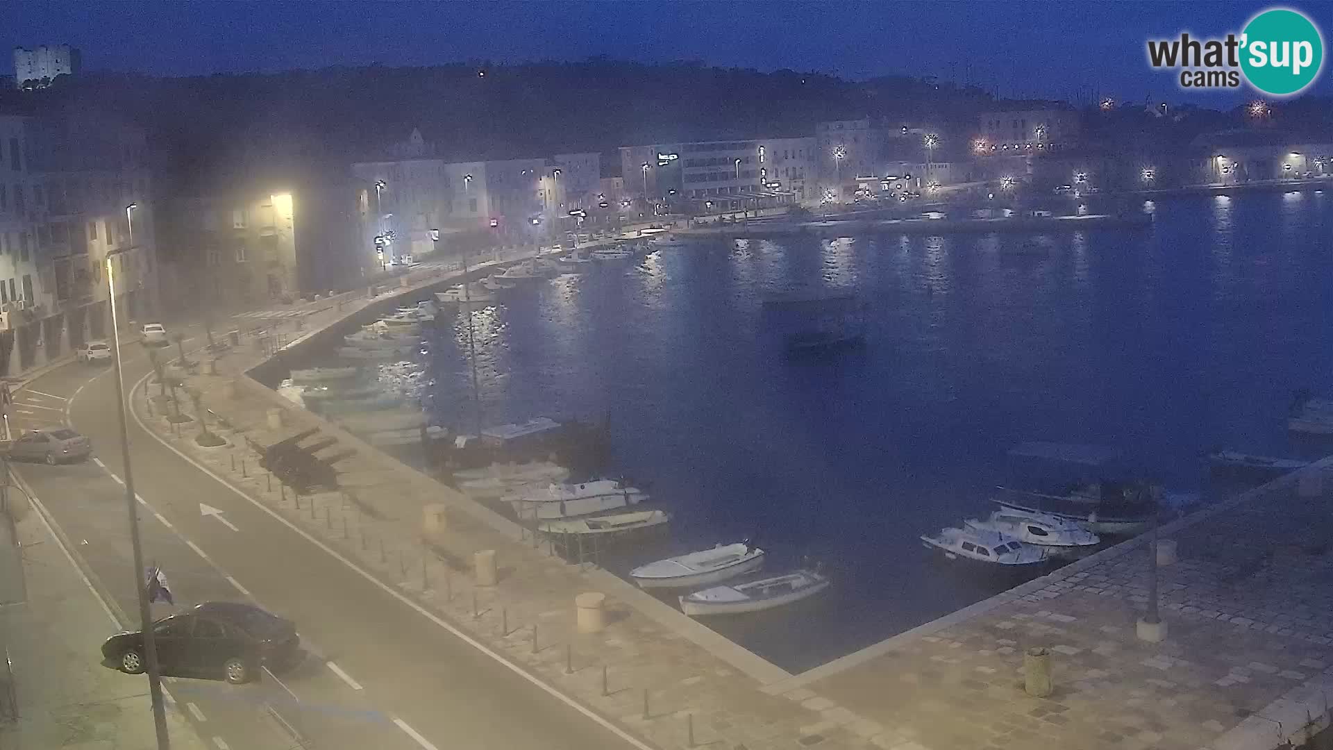 Senj camera en vivo – Vista panorámica de Senj riva