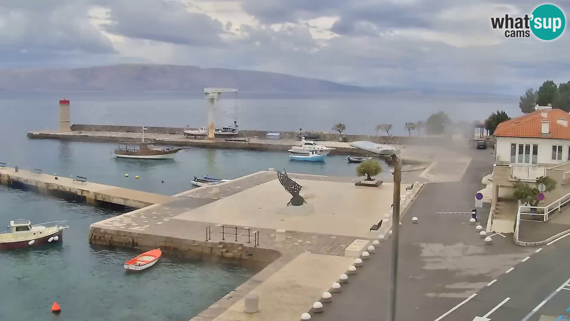 Senj Spletna kamera – pogled na obalo Senja