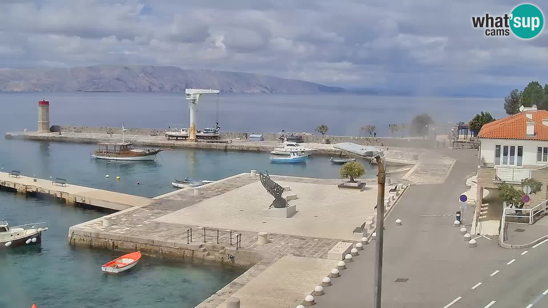 Webcam Segna – Panorama dell’lungomare di Senj