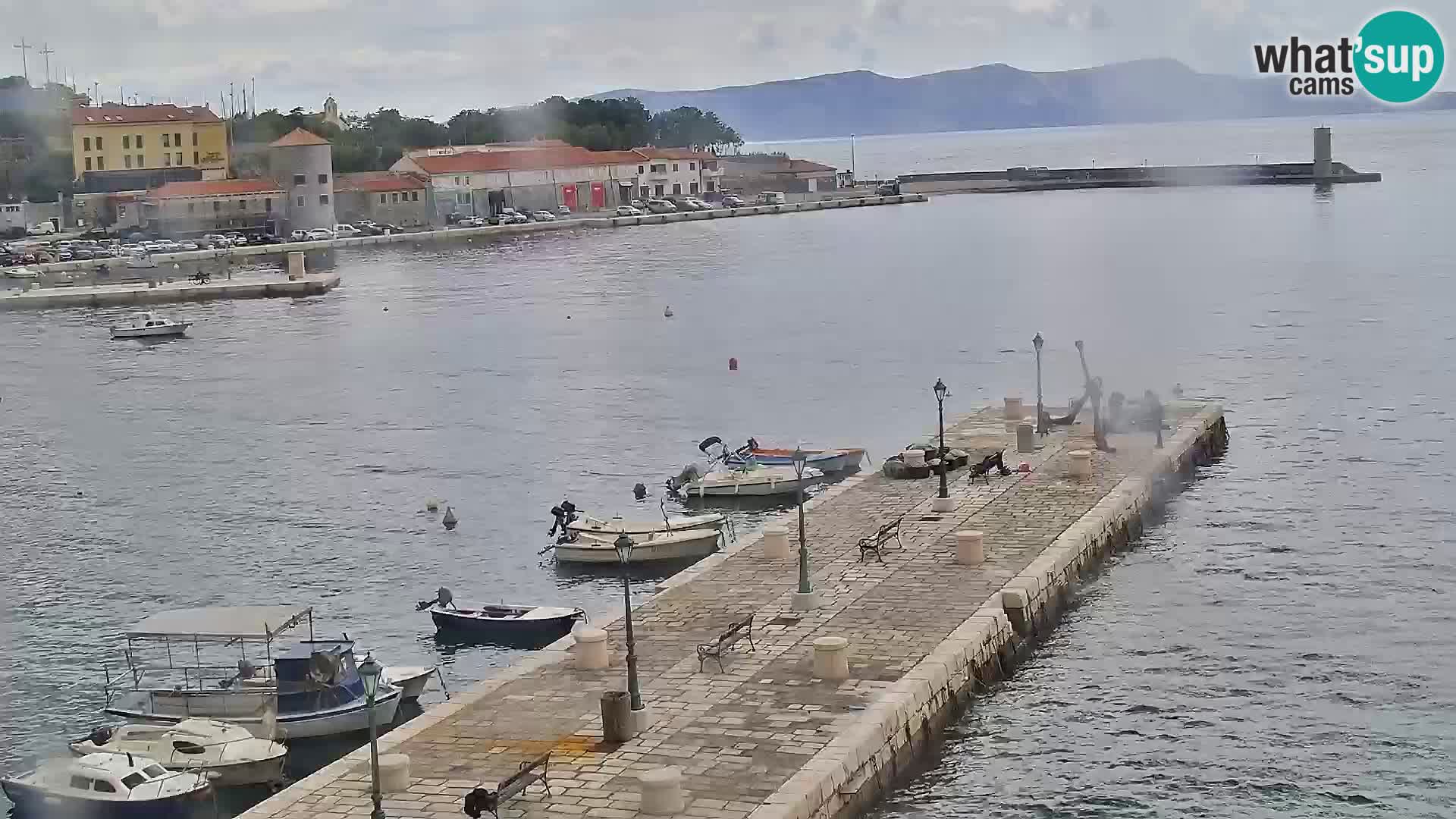 Senj camera en vivo – Vista panorámica de Senj riva