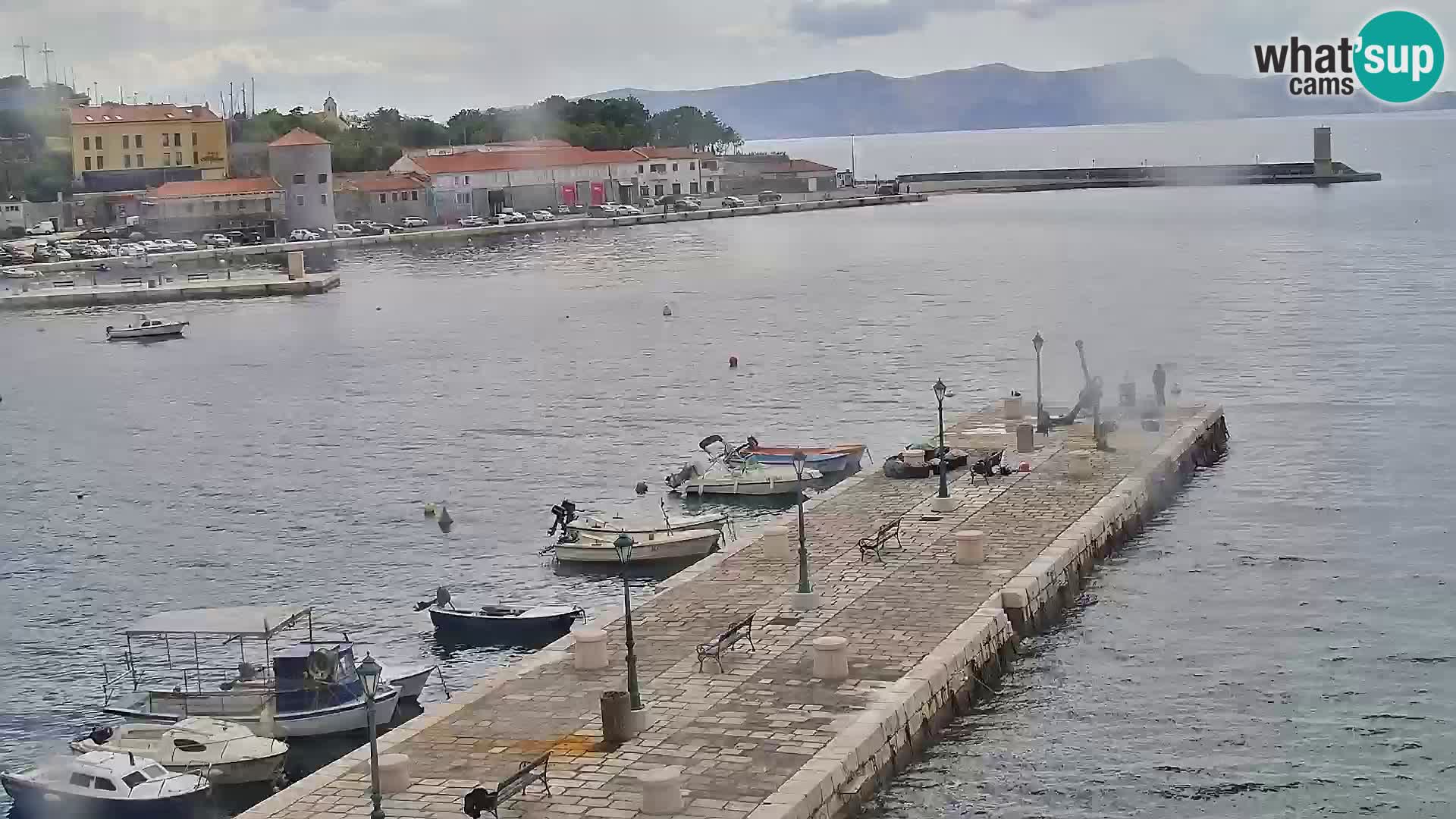 Webcam Segna – Panorama dell’lungomare di Senj