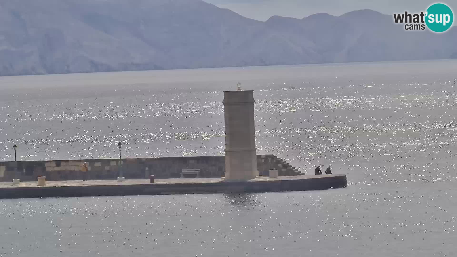 Senj camera en vivo – Vista panorámica de Senj riva