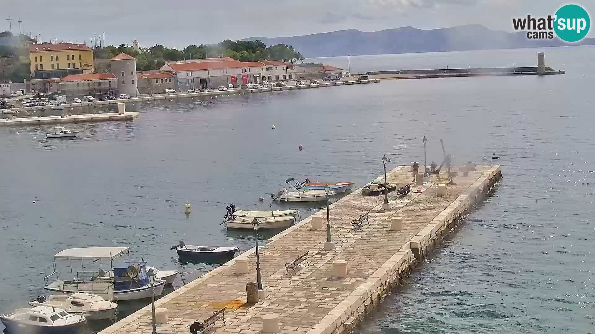Webcam Segna – Panorama dell’lungomare di Senj