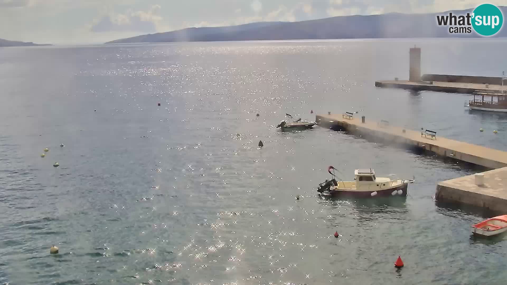 Webcam Segna – Panorama dell’lungomare di Senj
