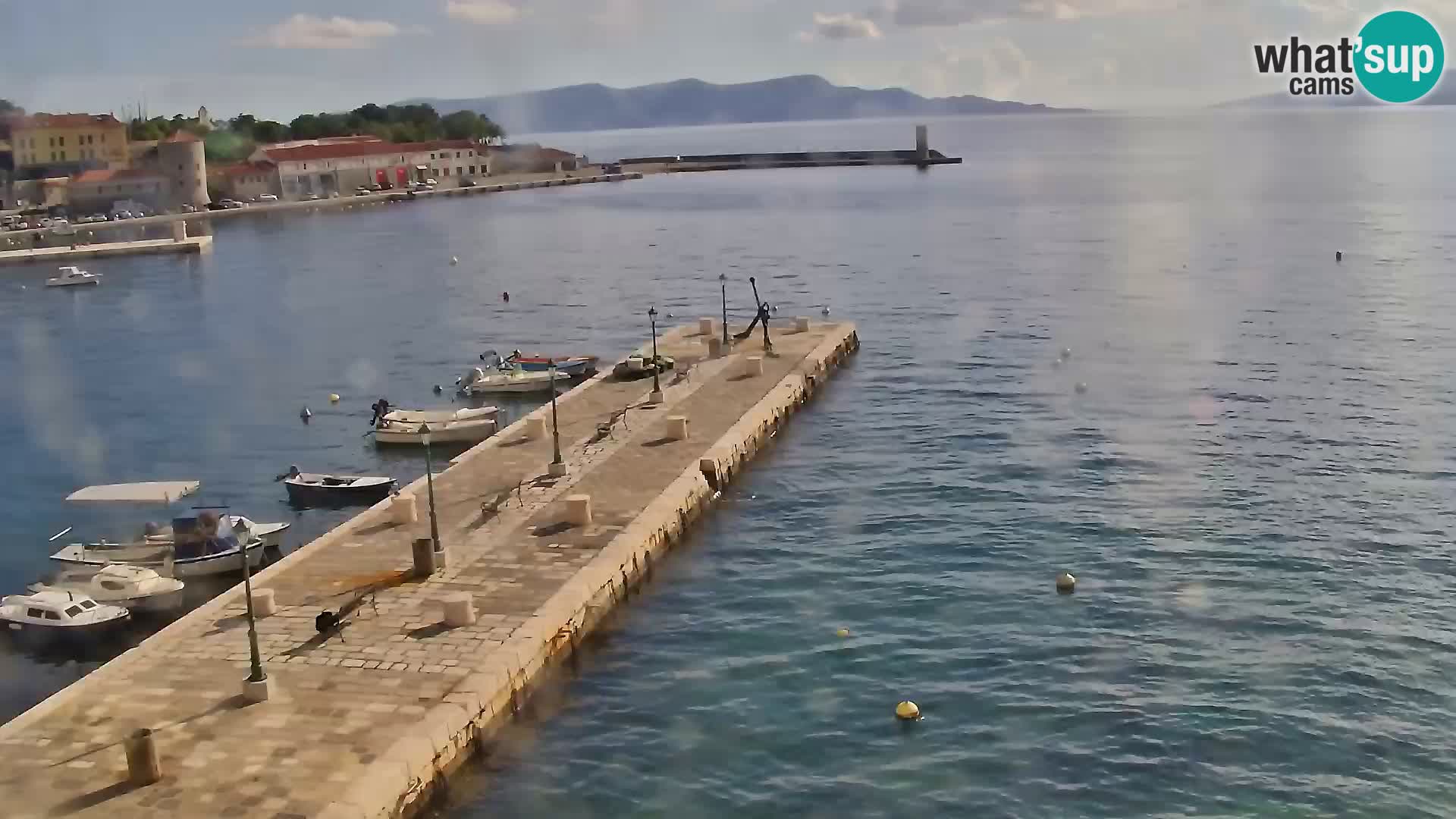 Webcam Segna – Panorama dell’lungomare di Senj