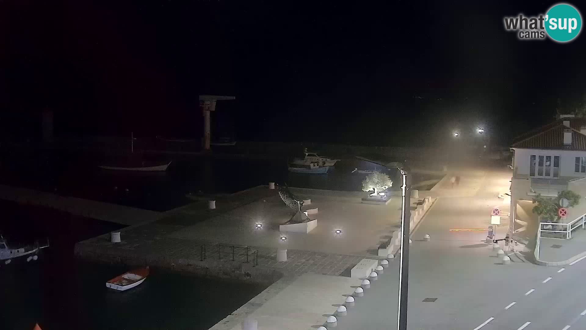 Senj camera en vivo – Vista panorámica de Senj riva