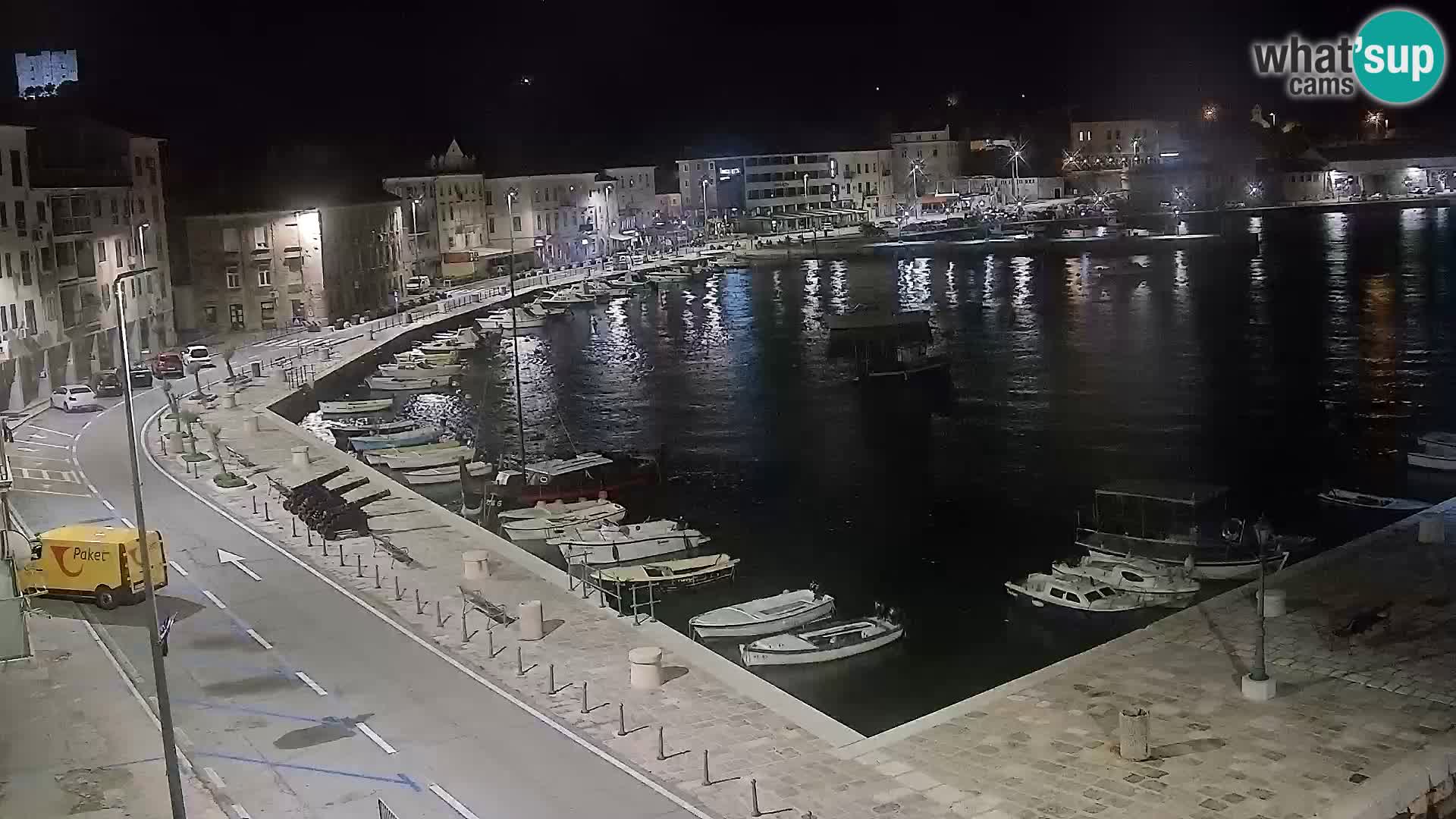 Senj Webcam – Panoramic view of Senj riva