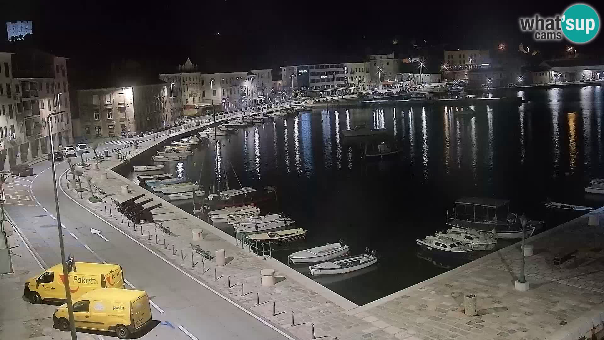 Senj Webcam – Panoramic view of Senj riva