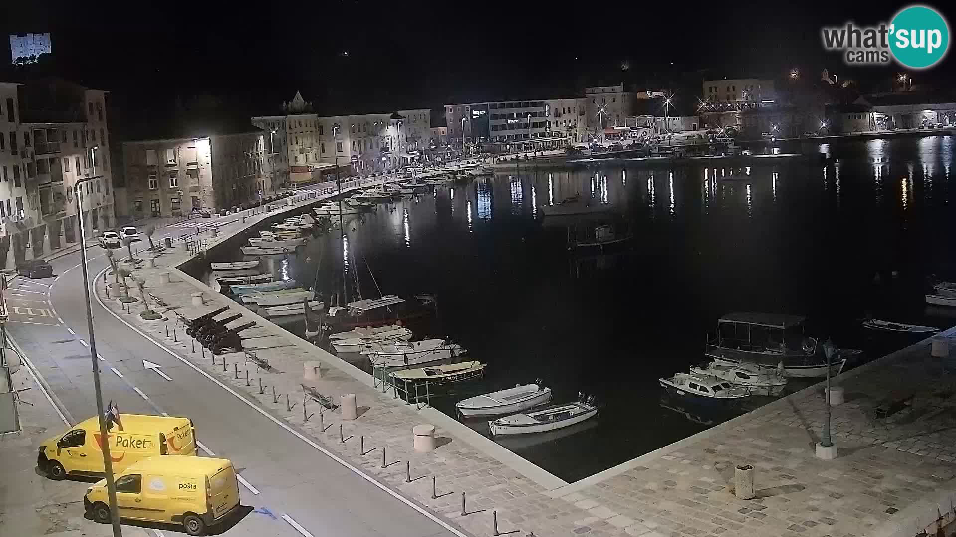 Senj Webcam – Panoramic view of Senj riva