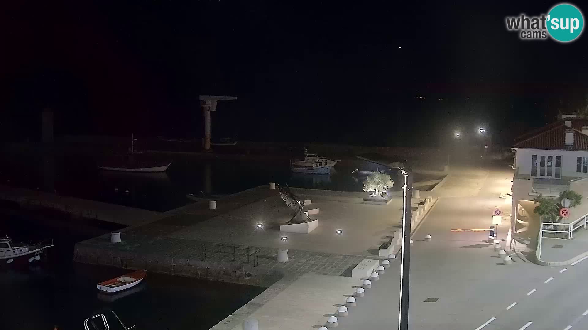 Senj camera en vivo – Vista panorámica de Senj riva