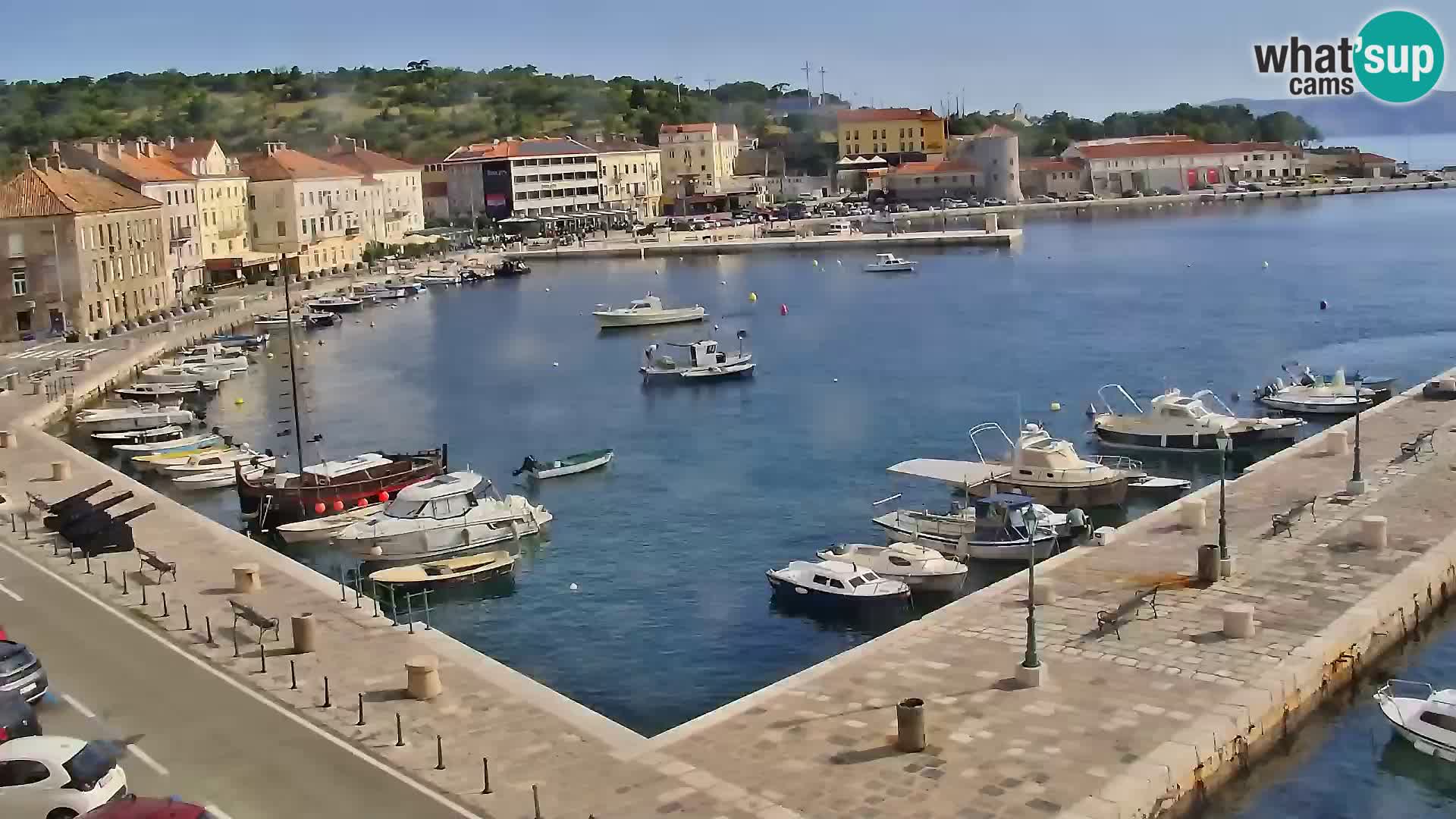Webcam Segna – Panorama dell’lungomare di Senj