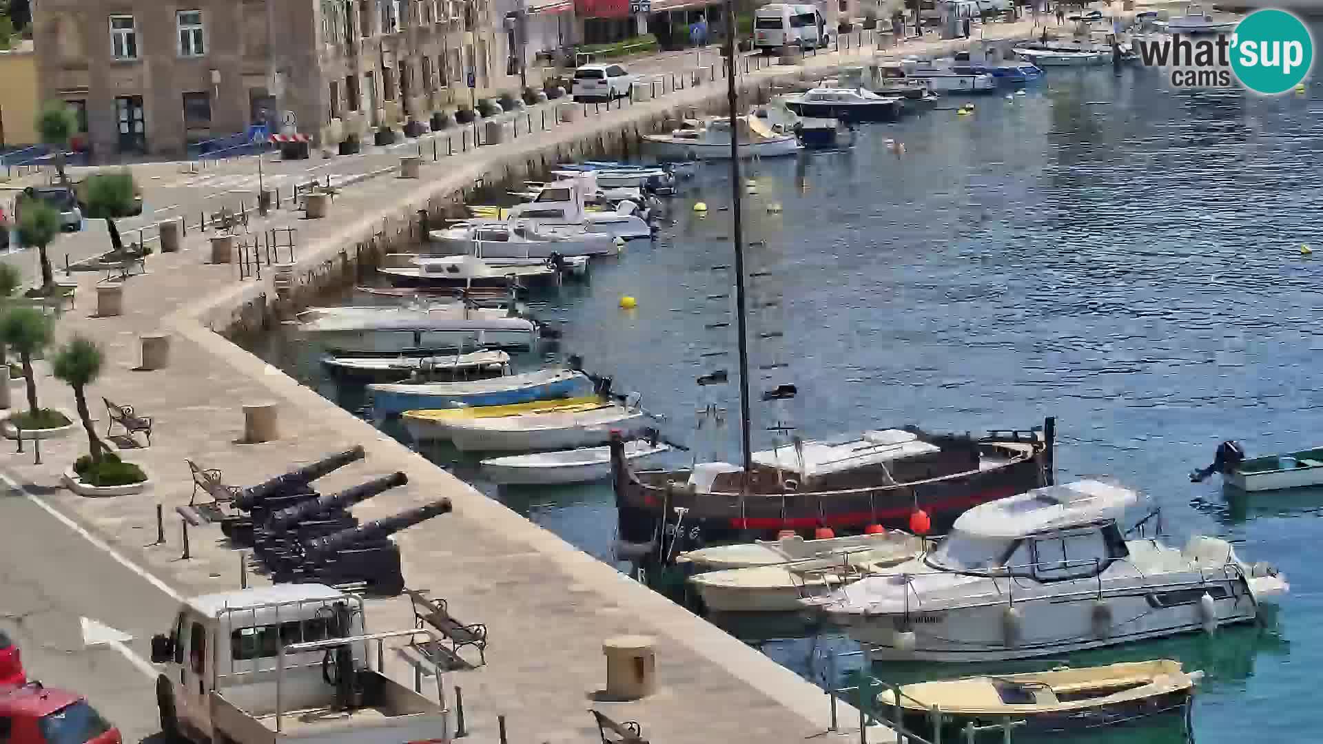 Senj Webcam – Panoramic view of Senj riva