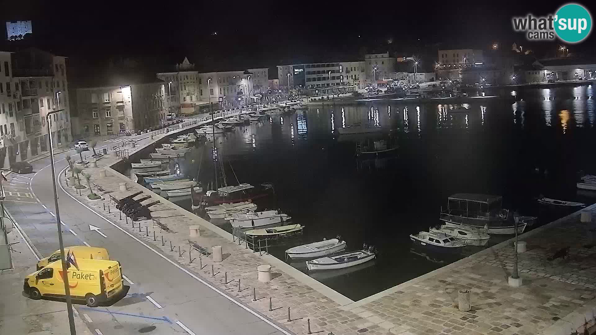 Senj Spletna kamera – pogled na obalo Senja